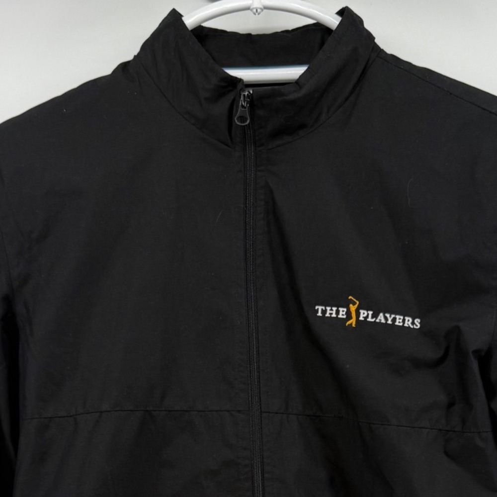 Oxford Golf The Players Championship Small Black Full Zip‎ Windbreaker Jacket